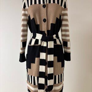 Marimekko - Noora Niinikoski - 100% wool sweater dress/long cardigan - Size S